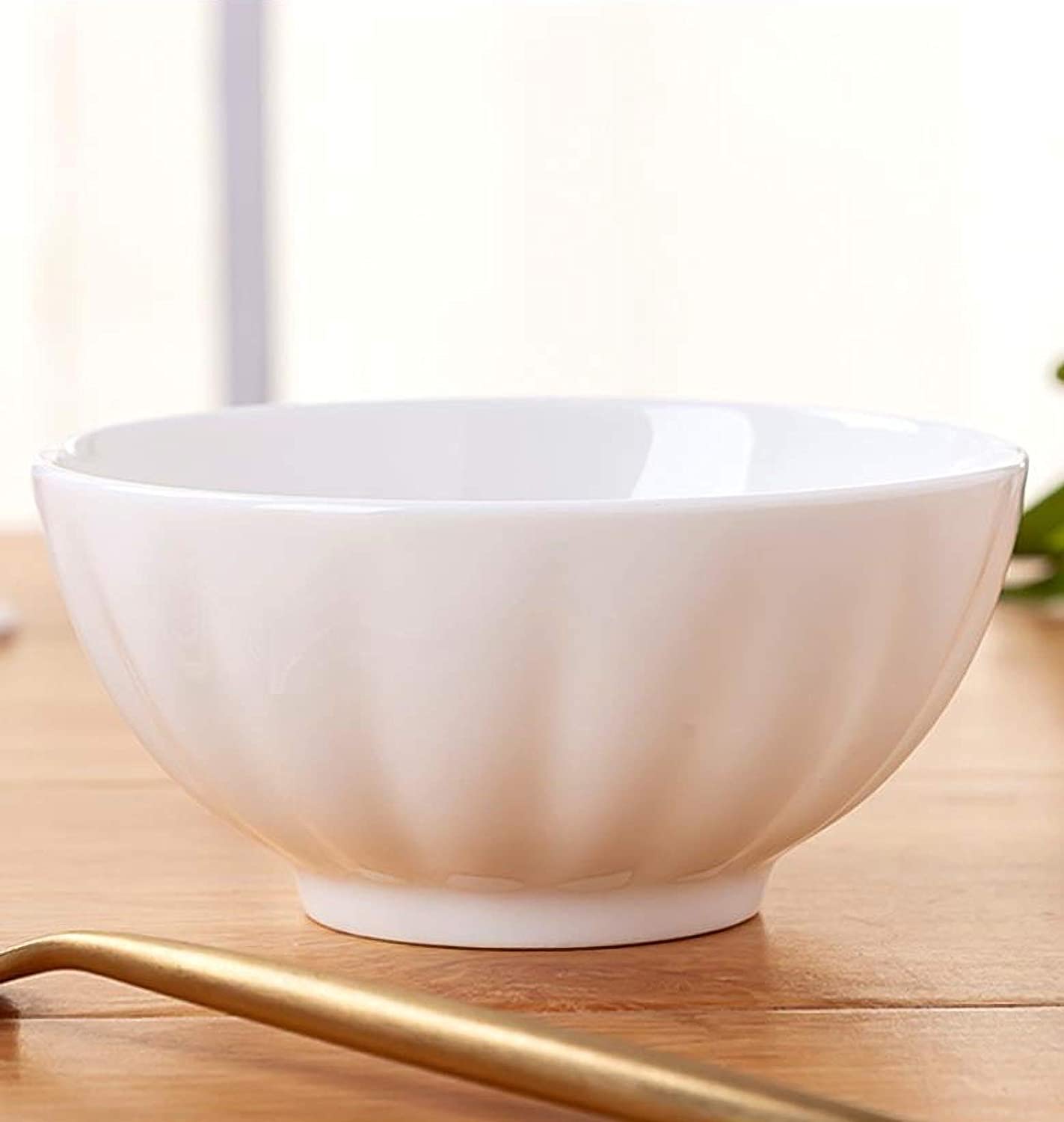 Lareina Large Soup Bowls for Kitchen, 8 Inch 60 oz Ceramic Bowls